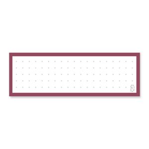 50 Flashcards Leitner Vocabulaire à points cadre rouge vigne