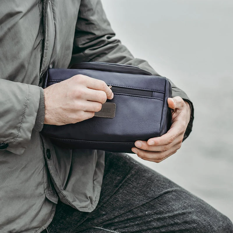 Trousse de toilette cuir homme – Image 5