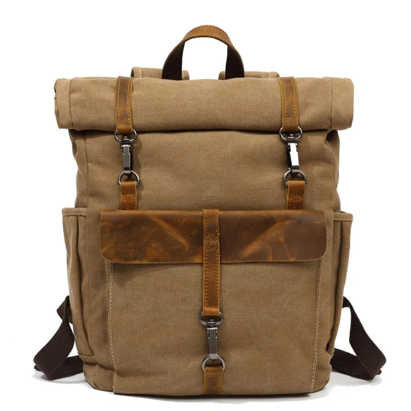 Sac à dos vintage ordinateur portable – Image 7