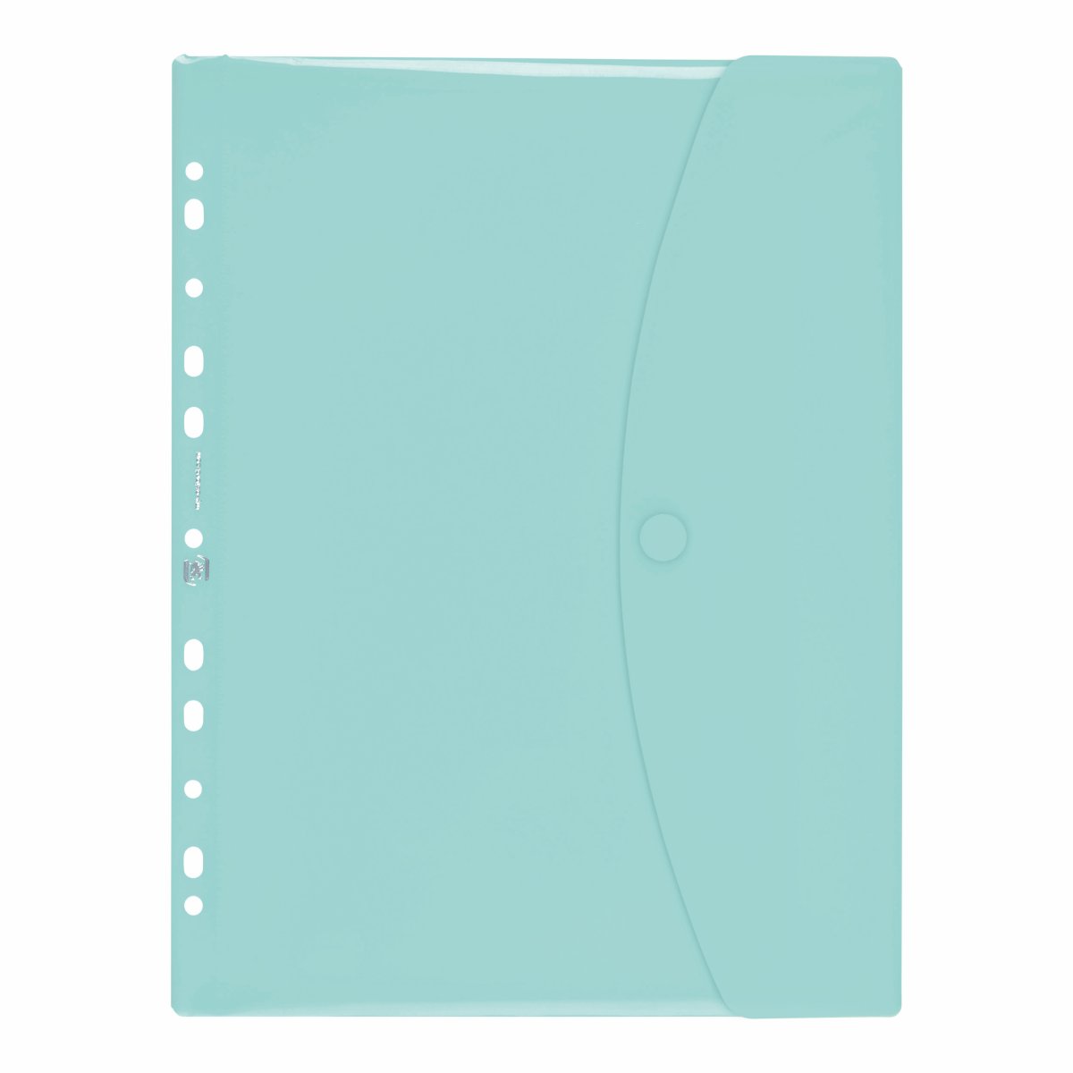OXFORD Pochette perforée à soufflet A4 Bleu pastel – Image 2