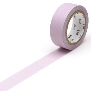 Ruban MT Masking tape 7m x 15mm uni pastel framboise