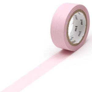 Ruban MT Masking tape 7m x 15mm uni pastel rose poudré