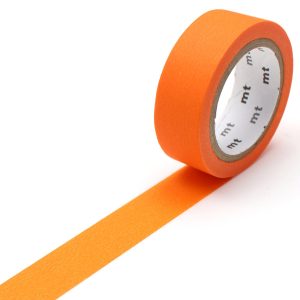 Ruban MT Masking tape 7m x 15mm uni mat orange