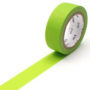 Ruban MT Masking tape 7m x 15mm uni mat vers anis