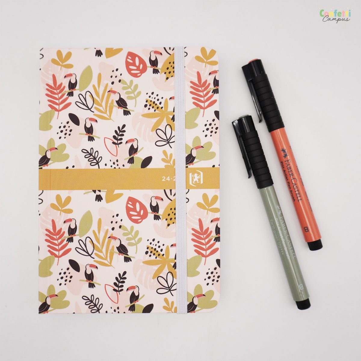 OXFORD Agenda scolaire journalier 12×18 2025-2026 Les motifs de Camille Ocre – Image 4