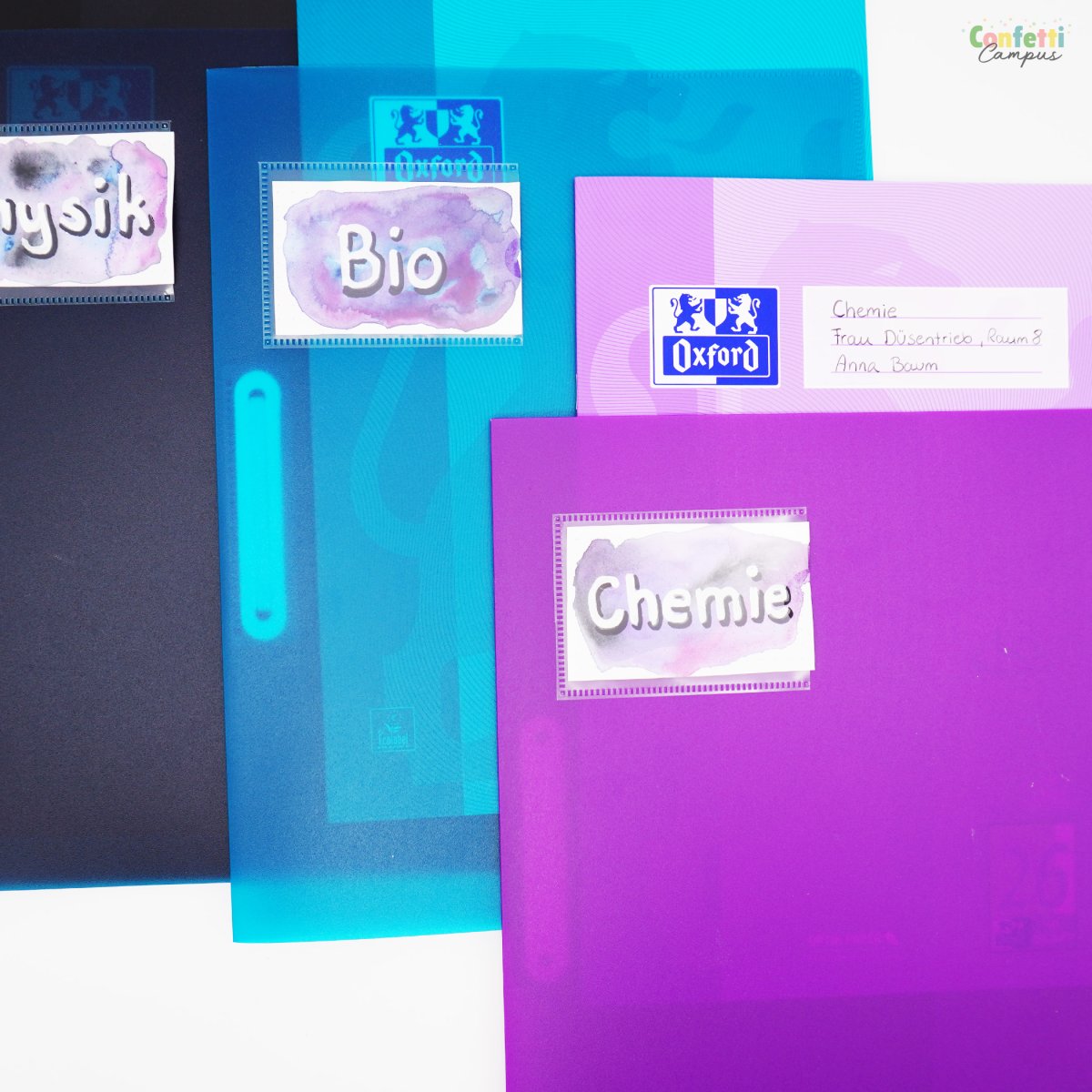 BRUNNEN FACT! Chemise à lamelle A4 en plastique Rose – Image 3