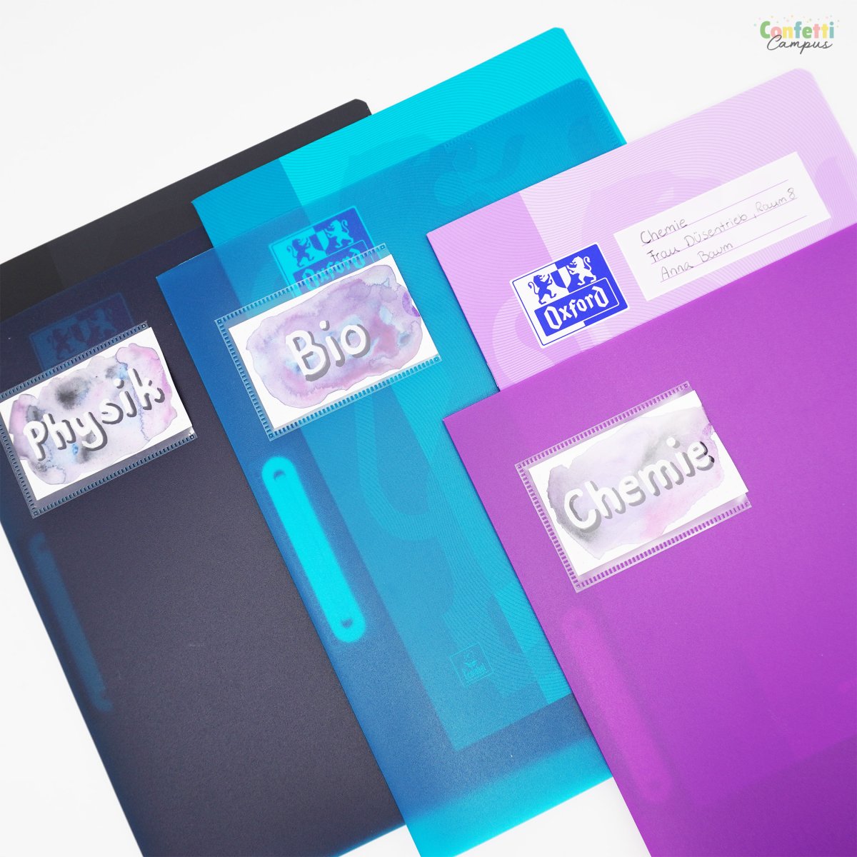 BRUNNEN FACT! Chemise à lamelle A4 en plastique Violet – Image 3