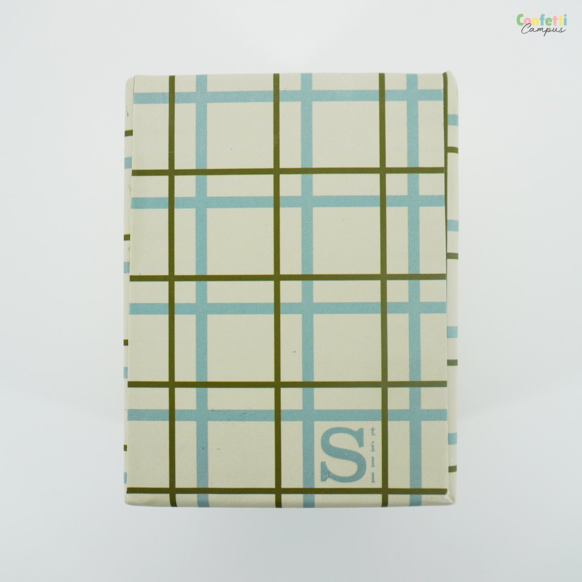 ANCOR STILL Pot à crayons 8x8x10cm Vichy chic – Image 6