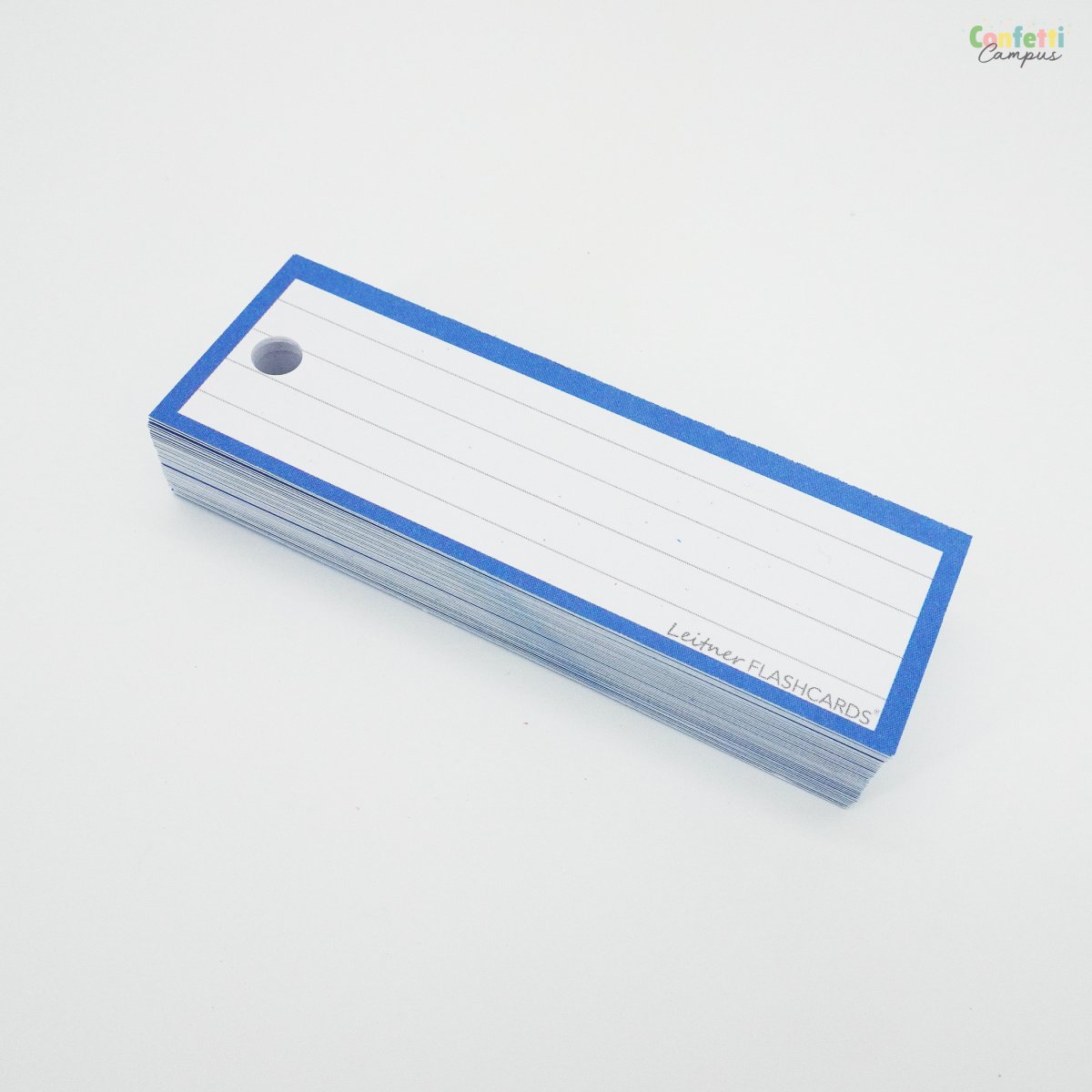 50 Flashcards Leitner Vocabulaire lignées cadre bleu saphir – Image 6