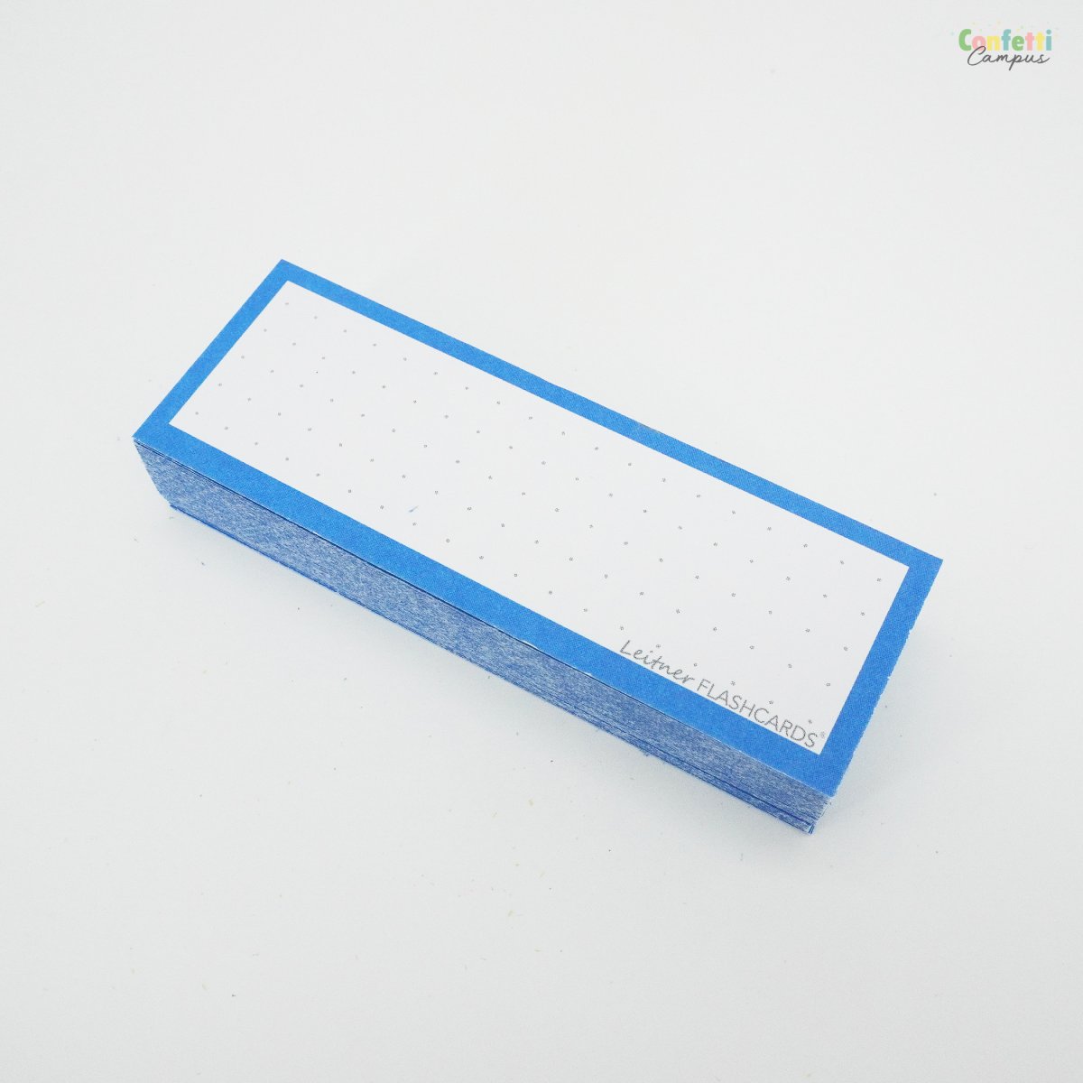 50 Flashcards Leitner Vocabulaire à points cadre bleu saphir – Image 4