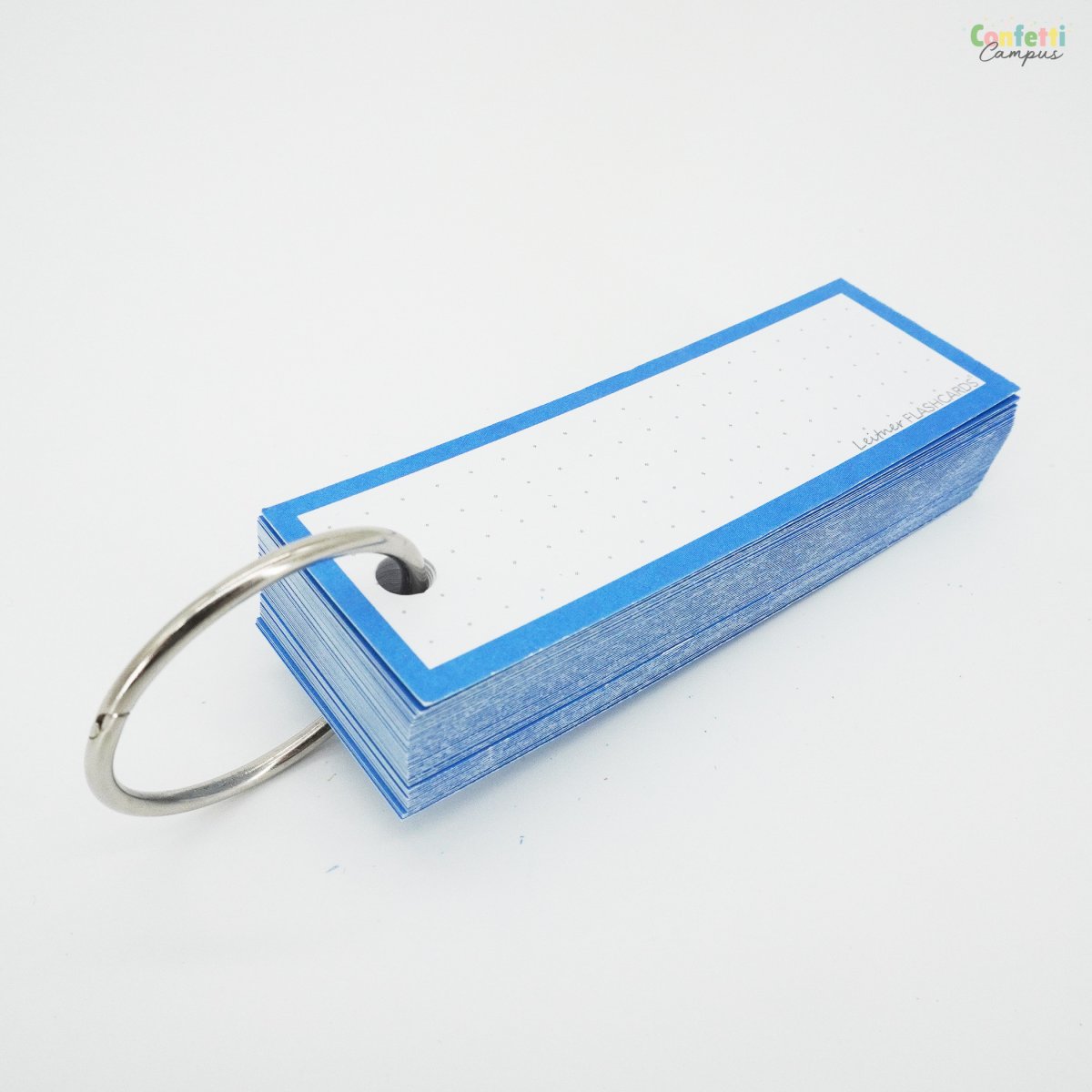 50 Flashcards Leitner Vocabulaire à points cadre bleu saphir – Image 7