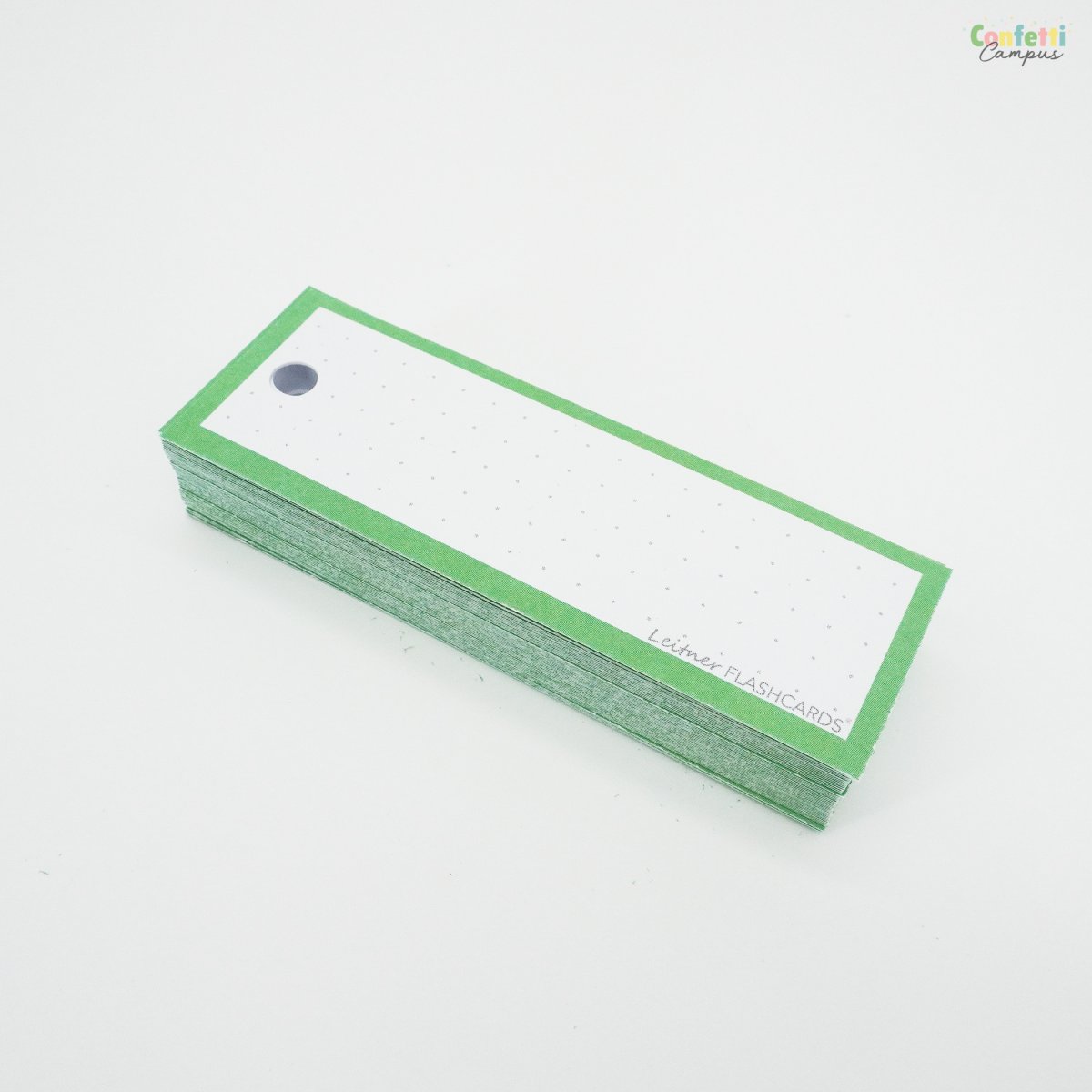 50 Flashcards Leitner Vocabulaire à points cadre vert prairie – Image 6