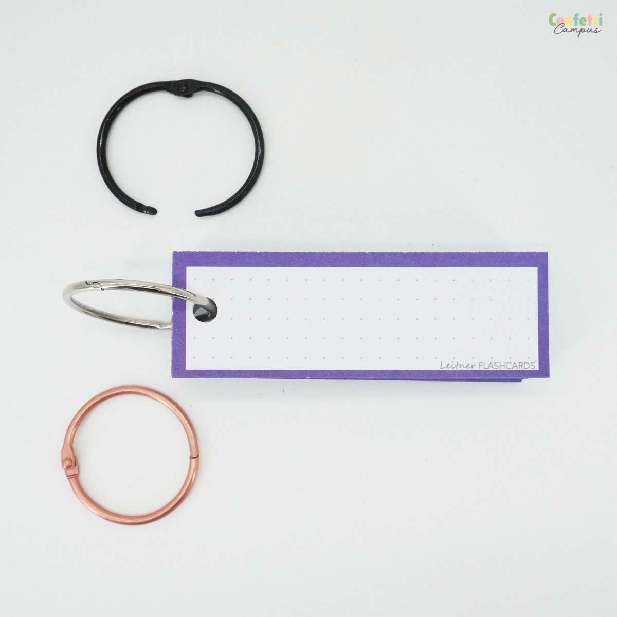 50 Flashcards Leitner Vocabulaire à points cadre ultraviolet – Image 8