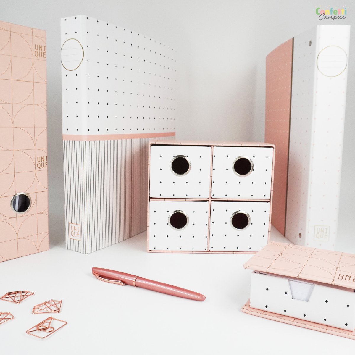 ANCOR UNIQUE Organiseur de bureau 4 tiroirs 17x15x10cm – Image 5