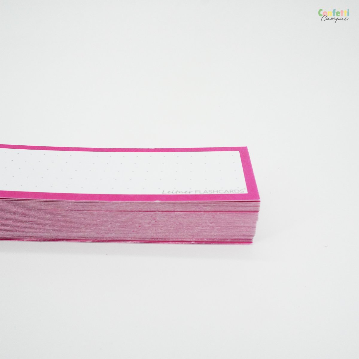 50 Flashcards Leitner Vocabulaire à points cadre rose shocking – Image 5