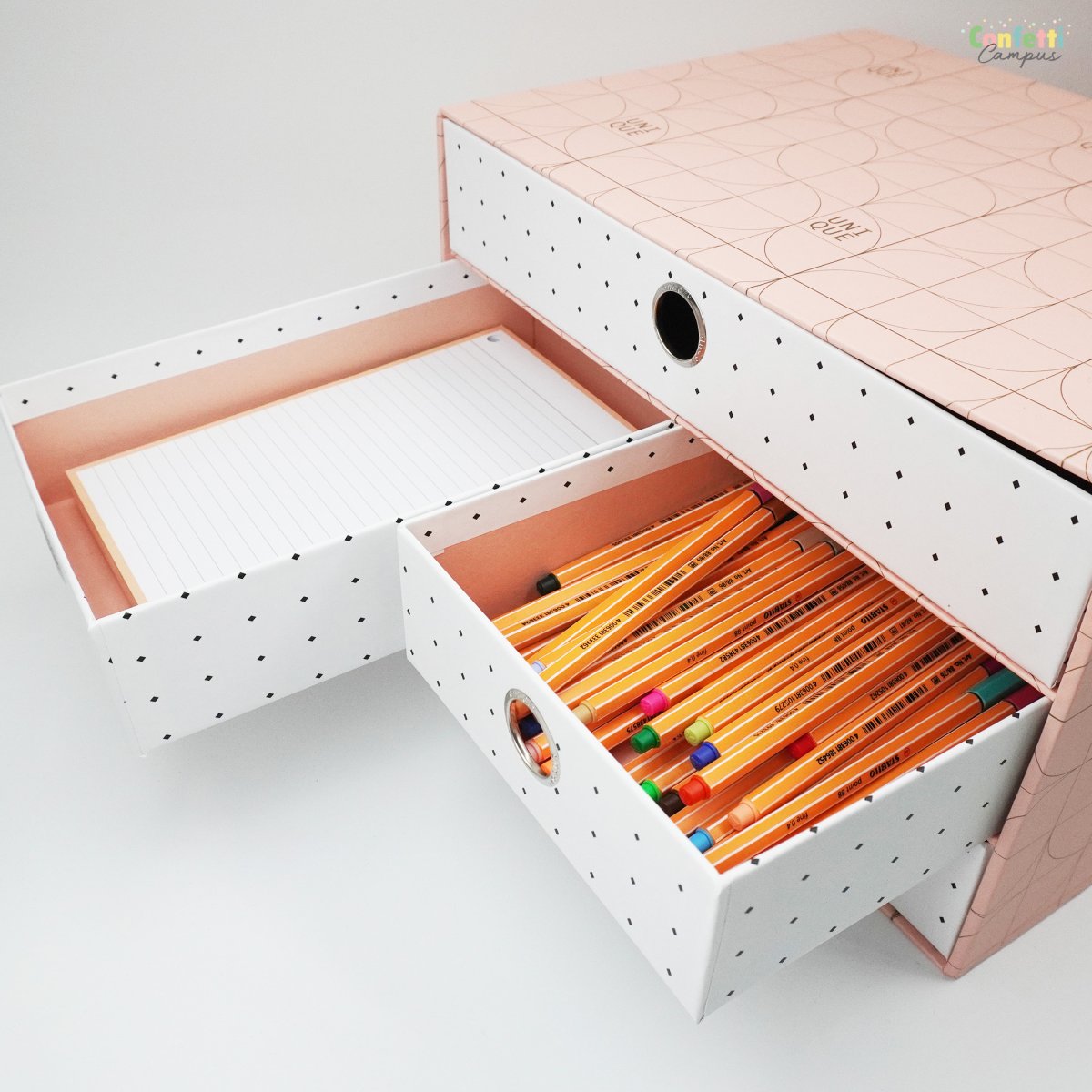 ANCOR UNIQUE Organiseur de bureau 6 tiroirs 34x20x25cm – Image 7