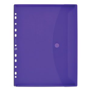 OXFORD Pochette perforée à soufflet A4  Violet
