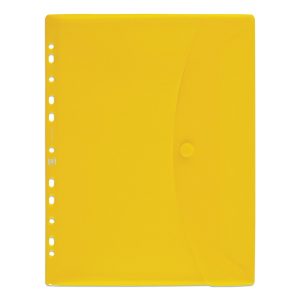 OXFORD Pochette perforée à soufflet A4 Jaune