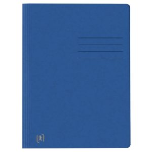 OXFORD TOP FILE+ Chemise à lamelle A4 en carte Bleu