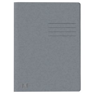 OXFORD TOP FILE+ Chemise à lamelle A4 en carte Gris