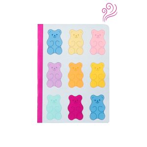 ANCOR SWEET CANDY Cahier A4 96 pages lignées Oursons