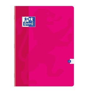 Cahier 24×32 Oxford Color Life 48 pages petits carreaux 5×5 Rose
