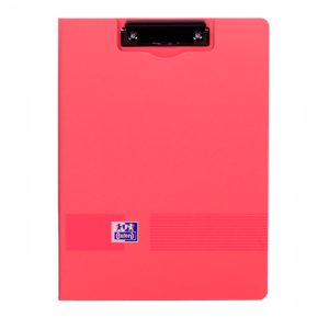 OXFORD LIVE & GO Porte-bloc à pince 24x32cm rouge corail