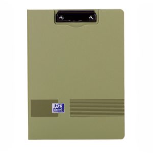 OXFORD LIVE & GO Porte-bloc à pince 24x32cm vert safari