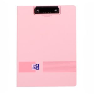 OXFORD LIVE & GO Porte-bloc à pince 24x32cm rose dragée