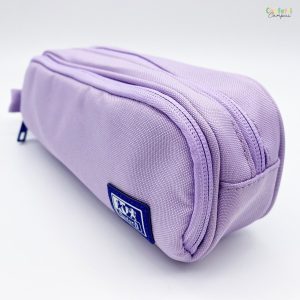 OXFORD B-SMART Trousse scolaire 3 compartiments Lilas