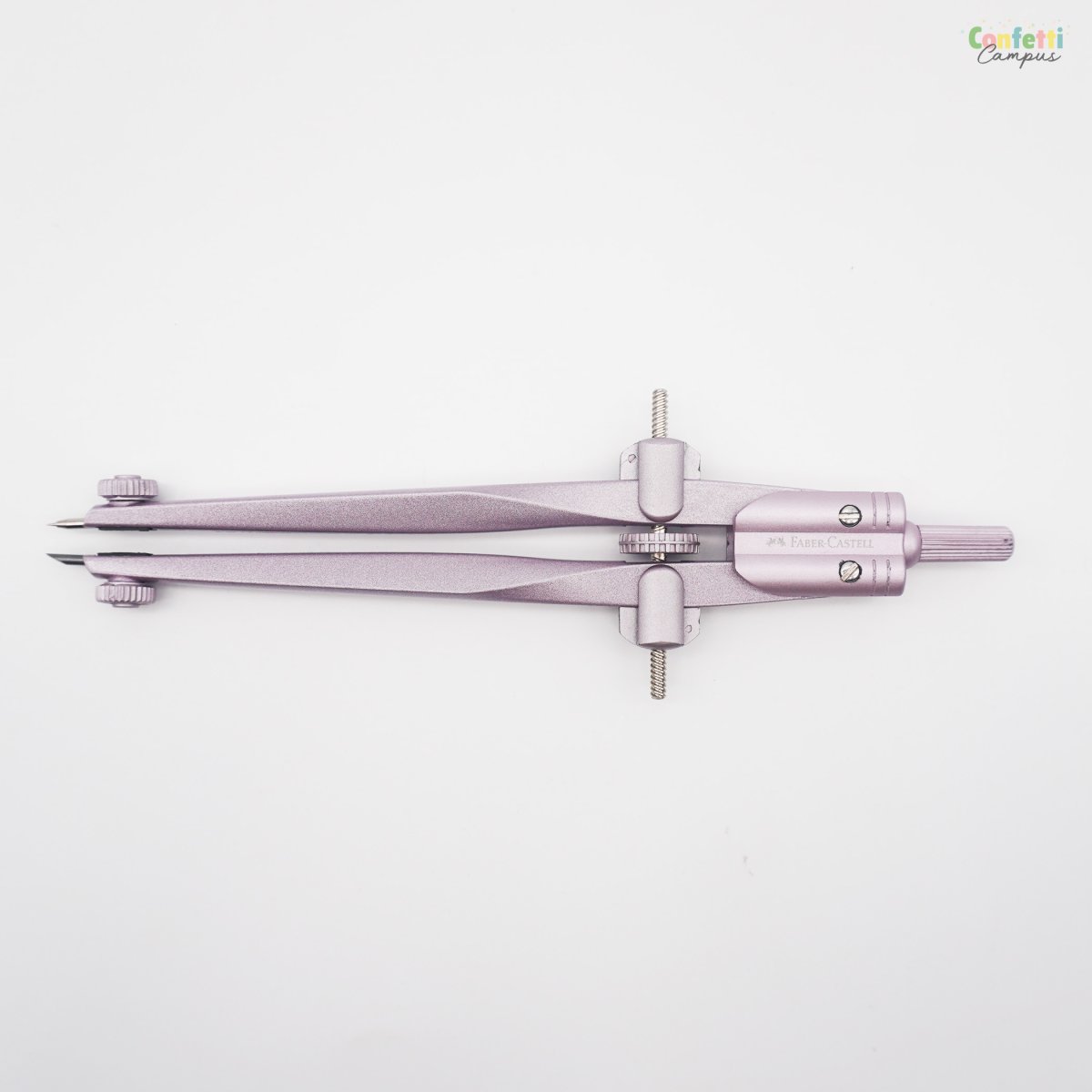 FABER CASTELL Stream Compas scolaire à réglage rapide Ø34cm Rose brillant – Image 4