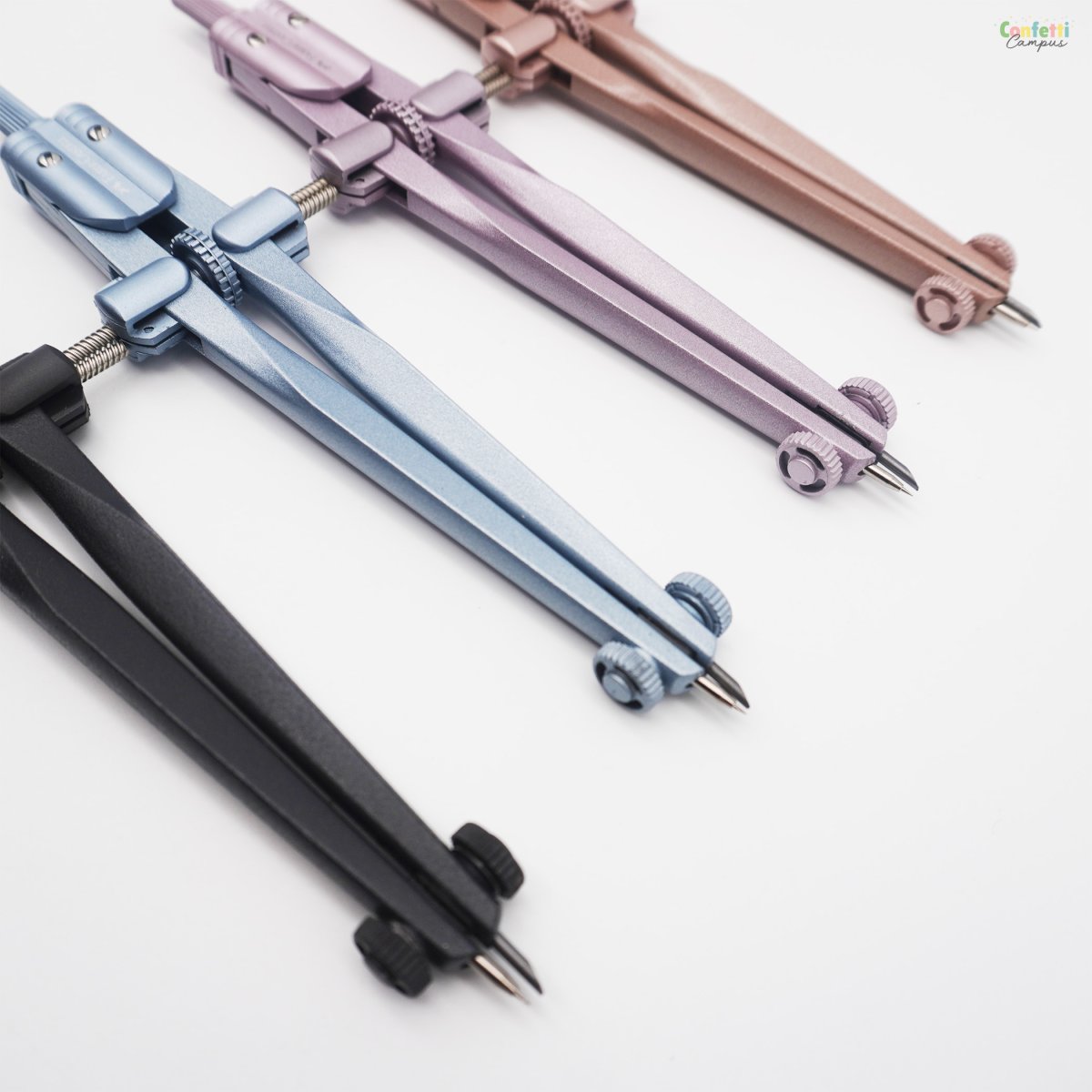 FABER CASTELL Stream Compas scolaire à réglage rapide Ø34cm Rose brillant – Image 7