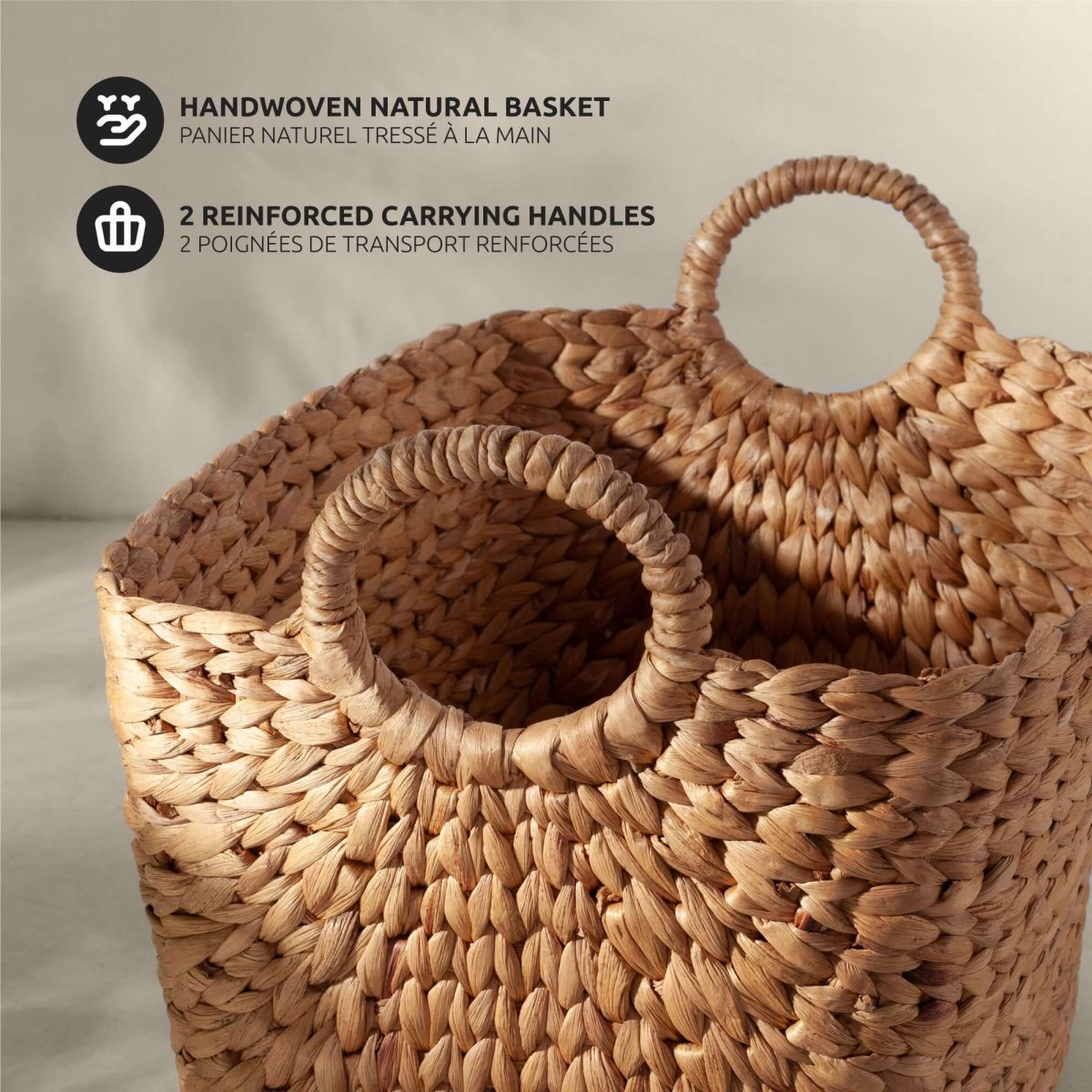 Panier de rangement naturel Caracas – Image 3