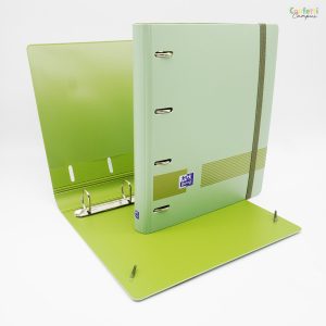 OXFORD BOREAL Classeur à anneaux A4+ 40mm Vert olive