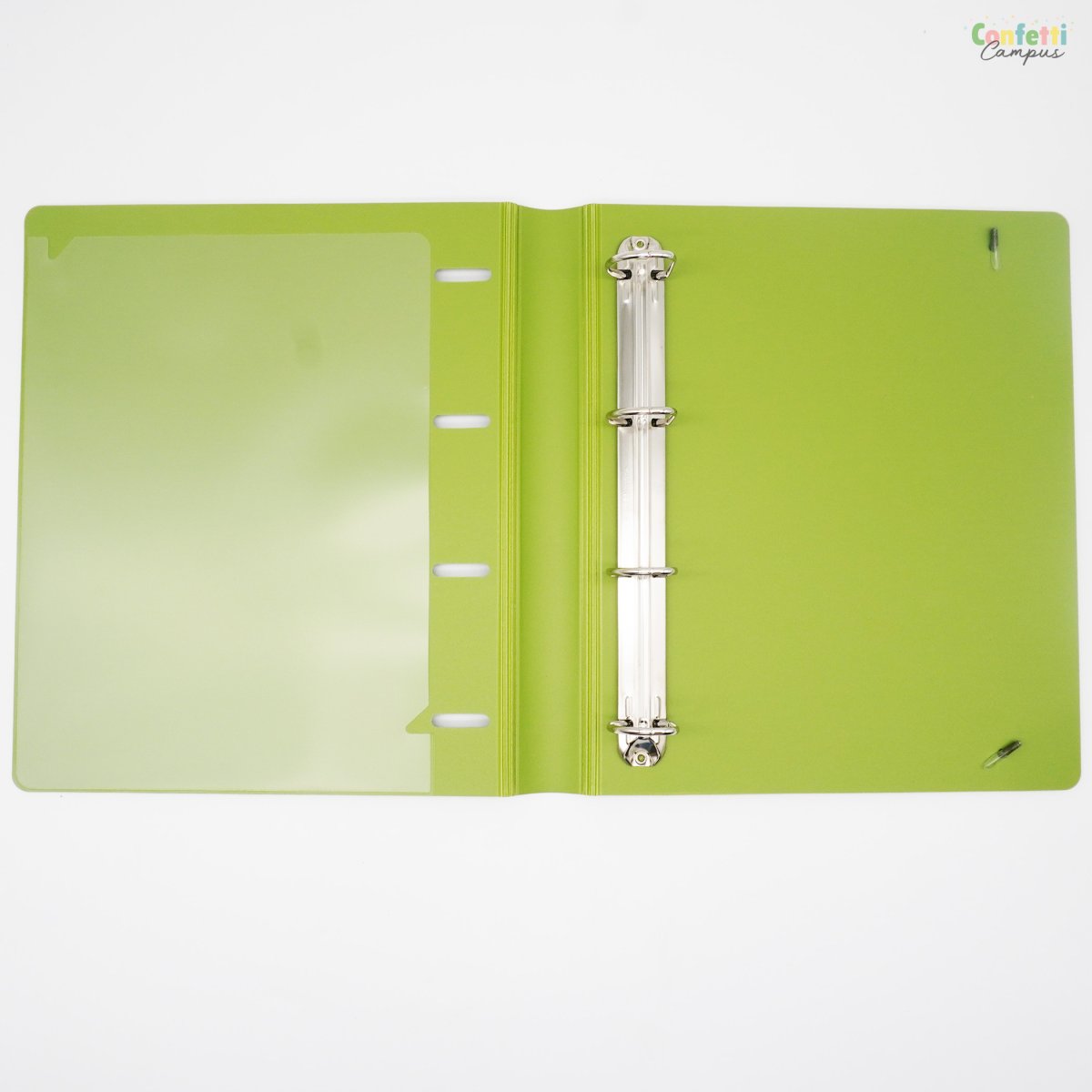 OXFORD BOREAL Classeur à anneaux A4+ 40mm Vert olive – Image 7