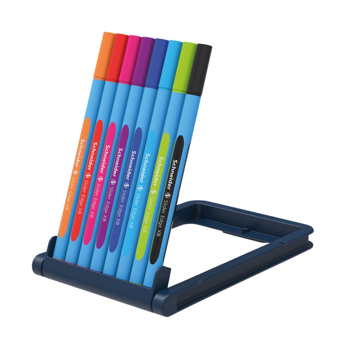 SCHNEIDER Stylos-bille Slider Edge XB Etui chevalet 8 couleurs vives – Image 3