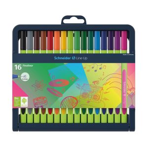 SCHNEIDER Stylos-feutres Line-Up Etui chevalet 16 couleurs