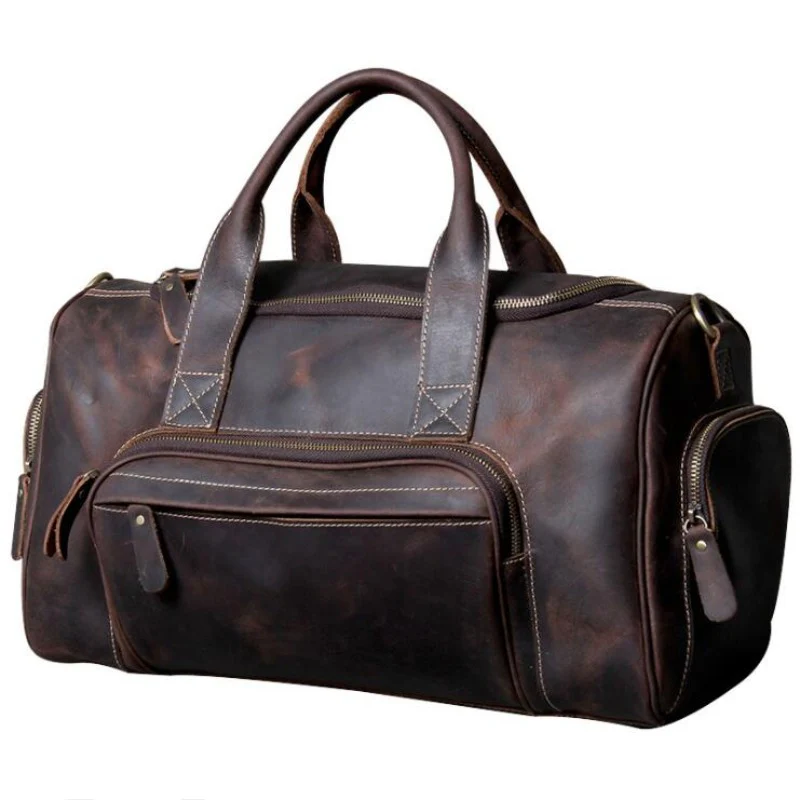 Sac de voyage cuir homme – Image 2
