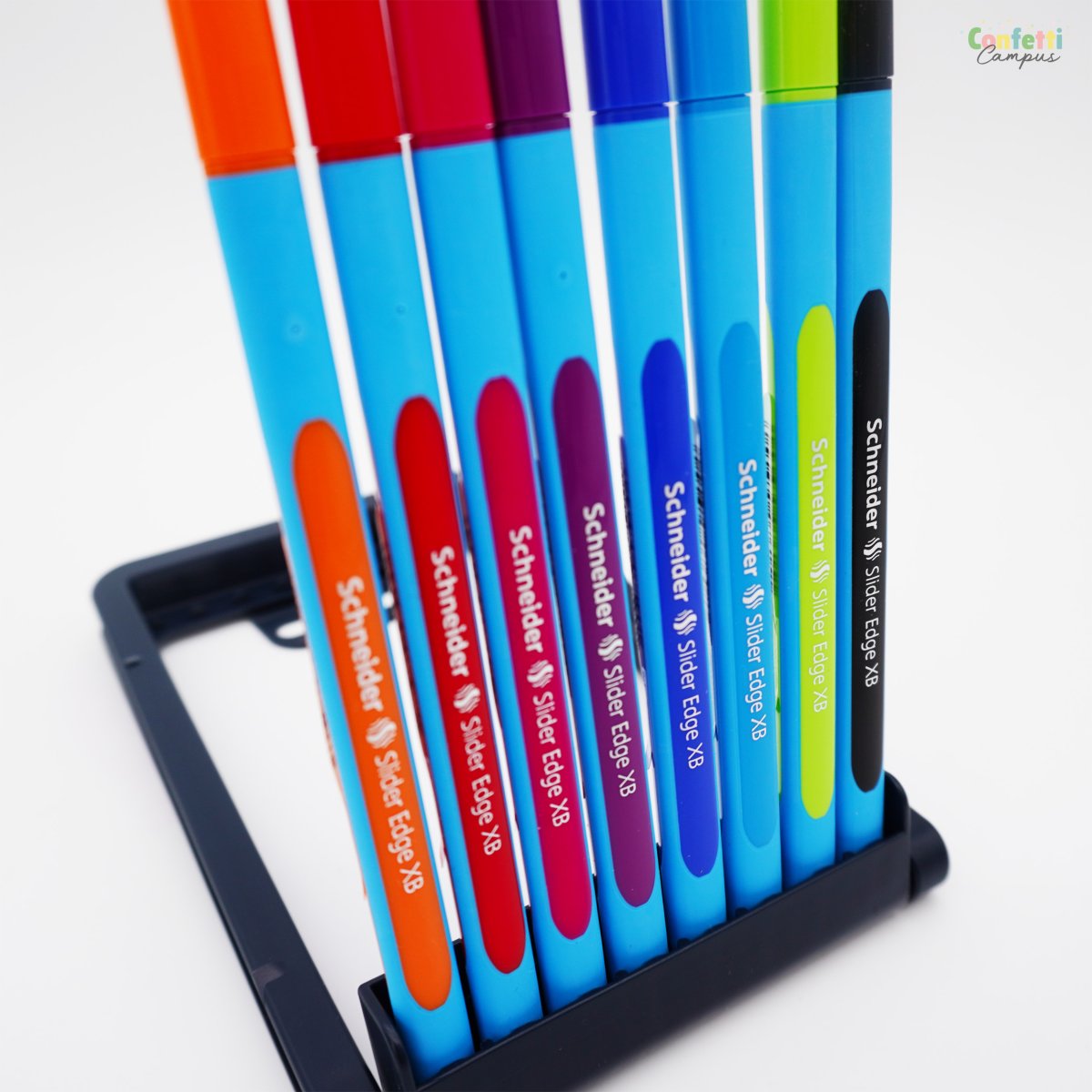 SCHNEIDER Stylos-bille Slider Edge XB Etui chevalet 8 couleurs vives – Image 4