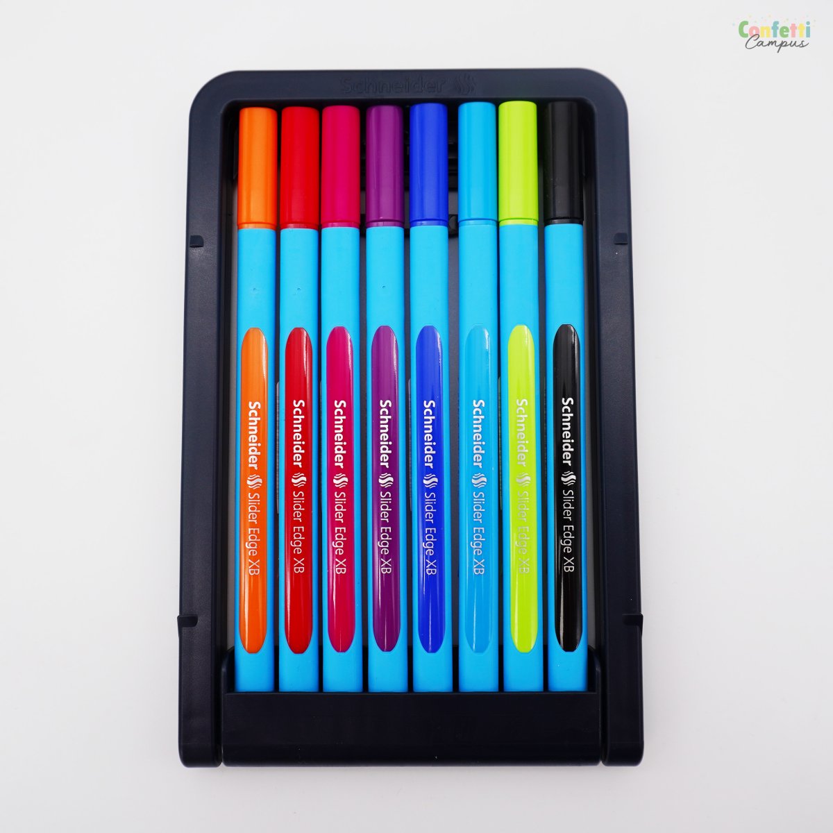 SCHNEIDER Stylos-bille Slider Edge XB Etui chevalet 8 couleurs vives – Image 7