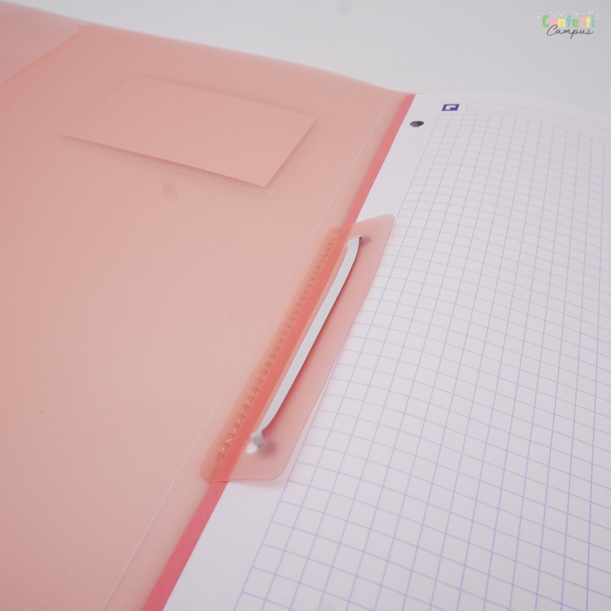 BRUNNEN FACT! Chemise à lamelle A4 en plastique Rose – Image 8