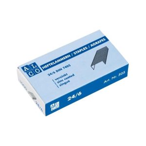 ALCO boîte de 1000 agrafes 24/6 pour agrafeuse de bureau