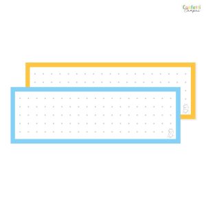 50 Flashcards Leitner Vocabulaire à points bicolores Bleu vs Jaune