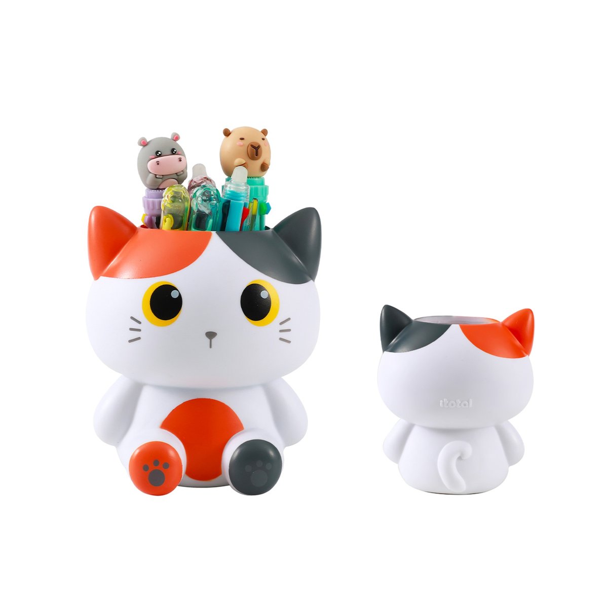 ITOTAL Pot Ă crayons Chat tricolore Isabelle â Image 4