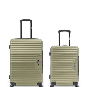 Lot de 2 Valises Rigides Taille Moyenne et Cabine WAGRAM