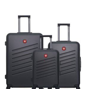 Lot de 3 Valises Rigides Grand Format, Taille Moyenne et Cabine ZURICH