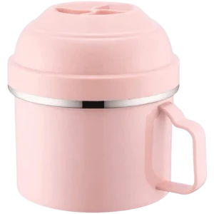 Boîte à Lunch Ronde 1300ml Rose
