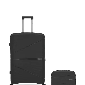 Lot de 2 Valises Rigides Grand Format et Grand Vanity VELA