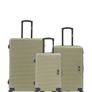 Lot de 3 Valises Rigides Grand Format, Taille Moyenne et Cabine WAGRAM