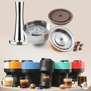 Capsule café acier inoxydable Vertuo